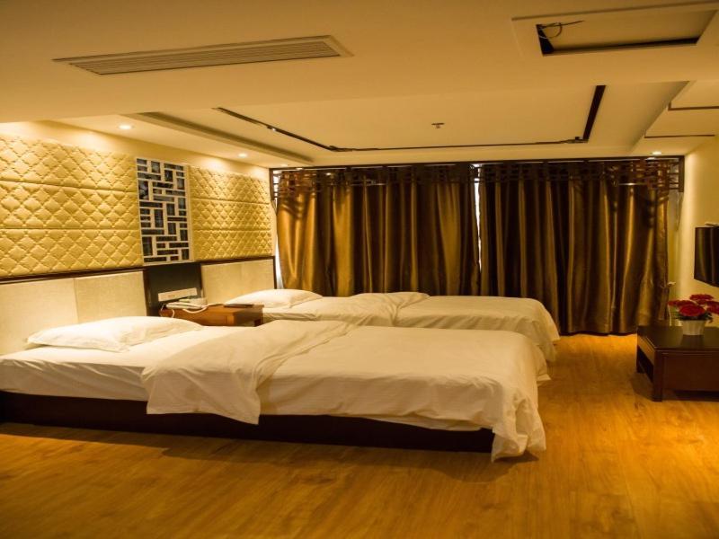 Greentree Inn Shandong Zaozhuang Shanting Jinkeguoji Yijiaren Business Hotel Eksteriør bilde