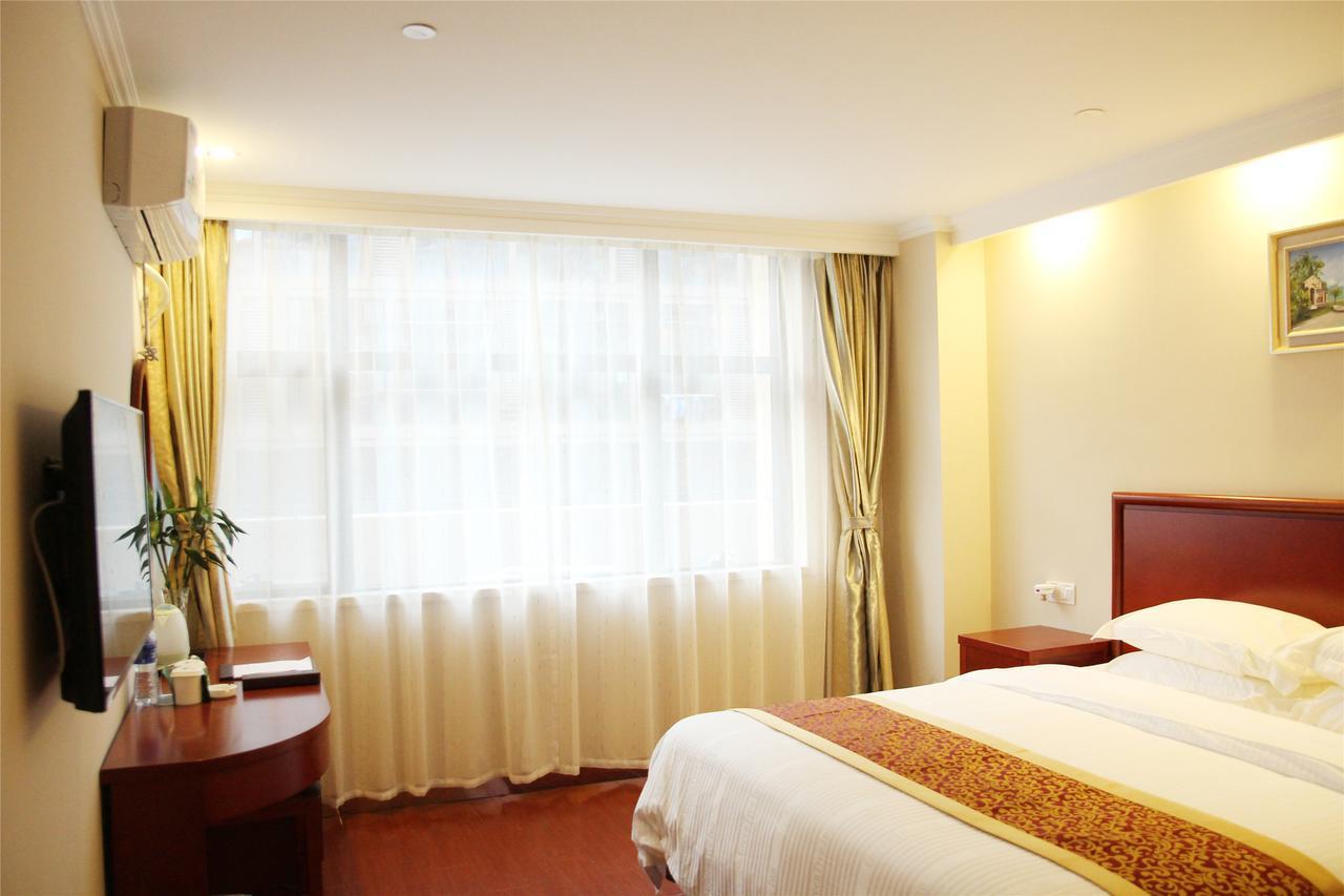 Greentree Inn Shandong Zaozhuang Shanting Jinkeguoji Yijiaren Business Hotel Eksteriør bilde