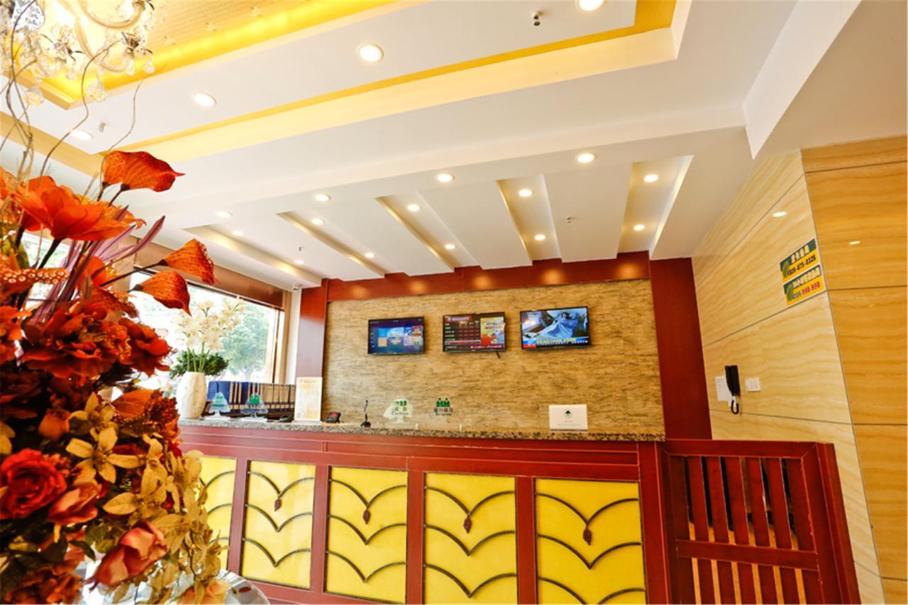 Greentree Inn Shandong Zaozhuang Shanting Jinkeguoji Yijiaren Business Hotel Eksteriør bilde